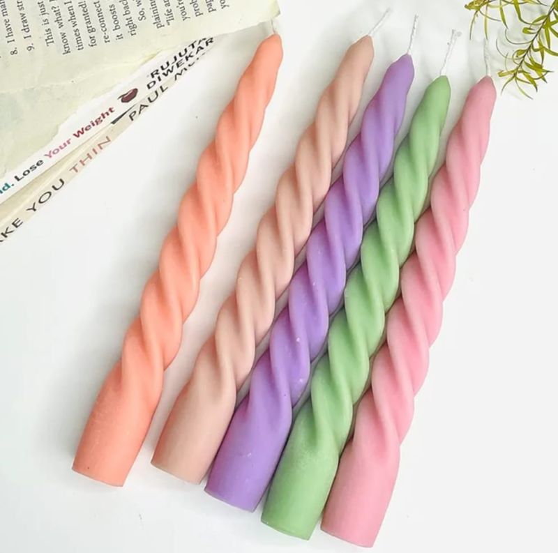 Spiral Long Pole Candle